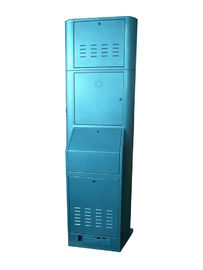 Mulitmedia Kiosks With Barcode Scanner And Card Reader, Thermal Printer For Government / Payment