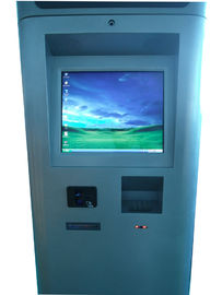 Mulitmedia Kiosks With Barcode Scanner And Card Reader, Thermal Printer For Government / Payment