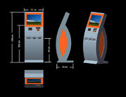 19" Dual Touch Screen Self Payment Kiosk Advertiting Display
